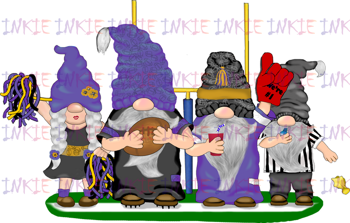 Football Gnomes with AFC Colors