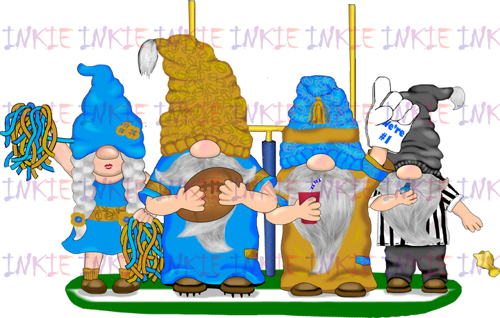 LA (powder blue) Gnomes