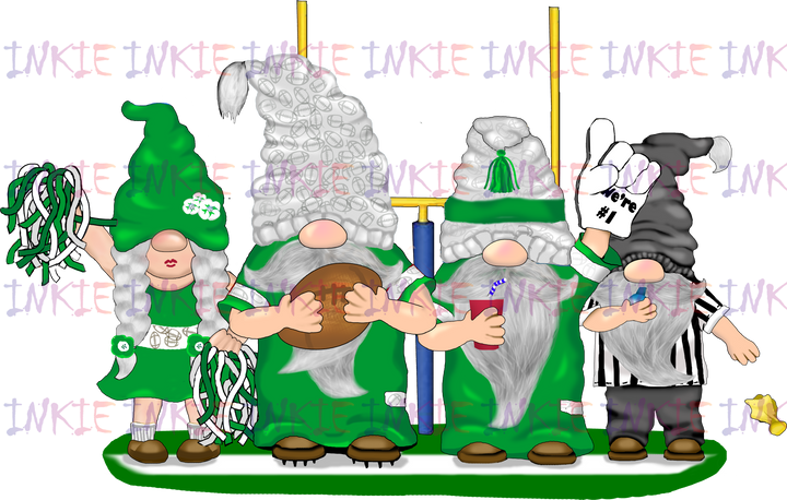 New York (green & white) Gnomes